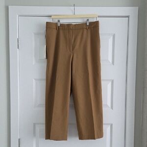 NWT Babaton Cropped Agency Pant, Brown, Size 12